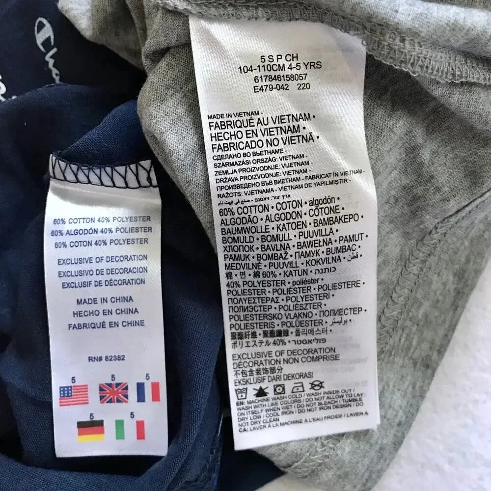 Nike and Champion NWT Shirt Bundle for Boys 5